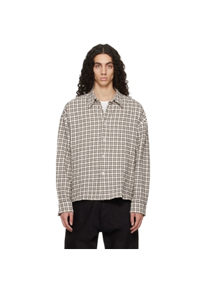 Studio Nicholson Beige & Black Nostra Shirt