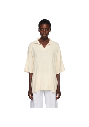 Lauren Manoogian Beige Oversize Polo
