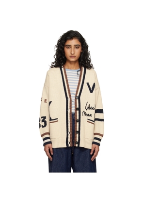 Weekend Max Mara Off-White Wkdblasone Cardigan