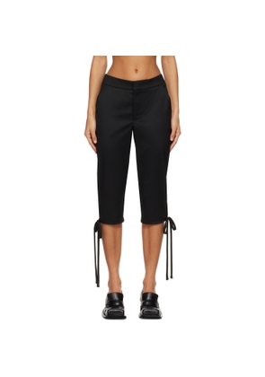 FIDAN NOVRUZOVA Black Ira Capri Trousers