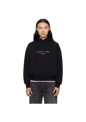 Han Kjobenhavn Black Logo Oversized Hoodie
