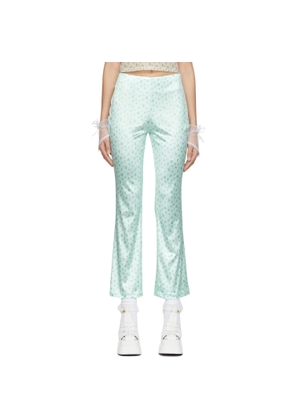 I'm Sorry by Petra Collins SSENSE Exclusive Green Petra Bell Trousers