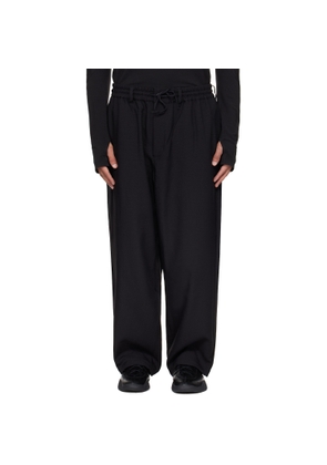 Y-3 Black Sport Uniform Track Pants