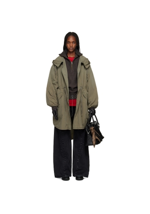 Maison Margiela Khaki Hooded Parka