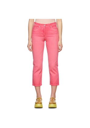 MSGM Pink Faded Jeans