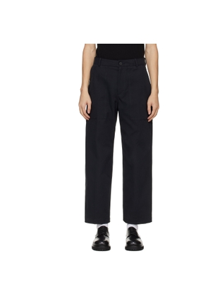 Studio Nicholson Navy Balos Trousers