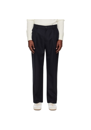 Studio Nicholson Navy Selby Trousers