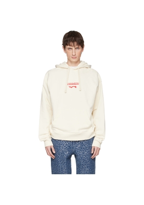 Charles Jeffrey LOVERBOY Off-White Logo Hoodie