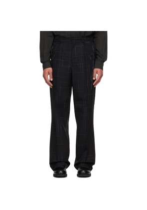 Kiko Kostadinov Black Kormos Military Trousers