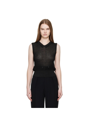 Maison Margiela Black Knit Vest