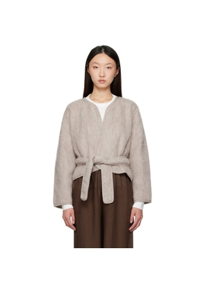 Baserange Taupe Capas Jacket