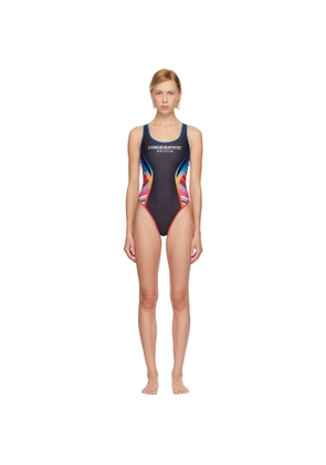 Casablanca Black Marble Swimsuit