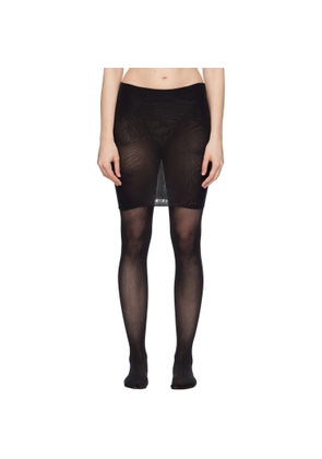 MARIE ADAM-LEENAERDT Black Collant Miniskirt