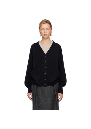 Maison Margiela Navy Cashmere Cardigan
