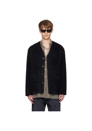 OUR LEGACY Black Wool Cardigan