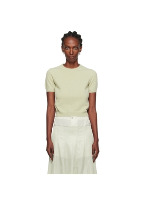 Maison Margiela Green Crewneck Sweater