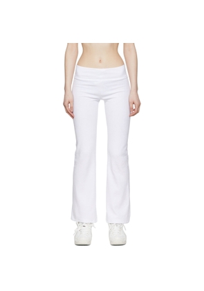 Bernhard Willhelm White Cotton Lounge Pants