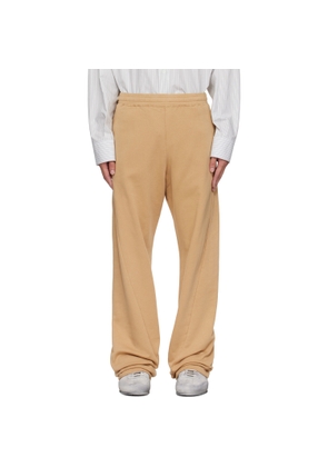 MM6 Maison Margiela Tan Drawstring Sweatpants