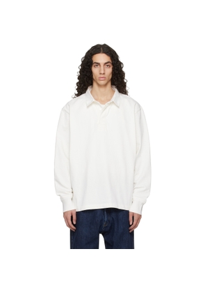 Studio Nicholson Off-White Alyk Jersey Polo
