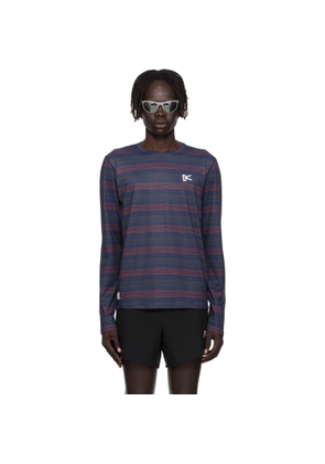 District Vision Navy Lightweight Long Sleeve Graphic T-shirt