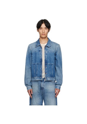MM6 Maison Margiela Blue Long Sleeve Denim Shirt