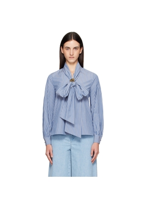 Max Mara Blue Disco Shirt