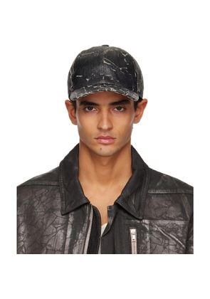 Rick Owens DRKSHDW Black Concordians Baseball Cap