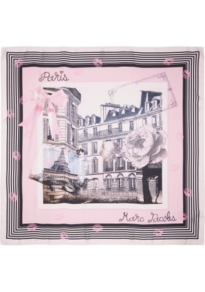 Marc Jacobs SSENSE Exclusive Pink 'The Paris Silk' City Scarf