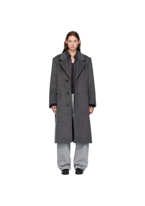 Carter Young Gray Hewitt Wool Coat