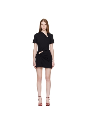 Rabanne Black Piercing Mini Dress
