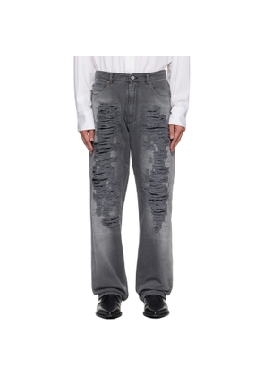MM6 Maison Margiela Gray 5-Pocket Jeans