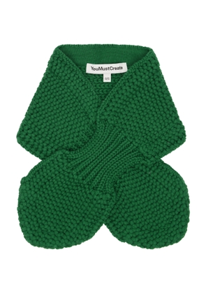 YMC Green Slot Scarf