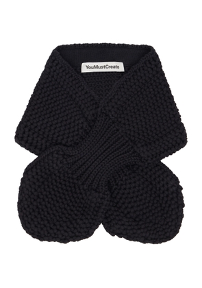 YMC Black Slot Scarf