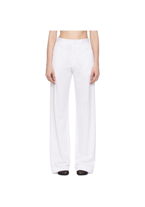 MARIE ADAM-LEENAERDT White Classic Trousers
