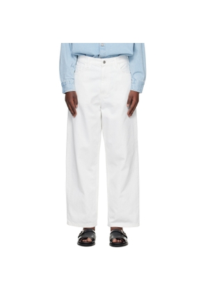 Carhartt Work In Progress White Brandon Jeans