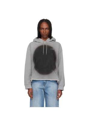 MM6 Maison Margiela Gray Unbrushed Cotton Hoodie