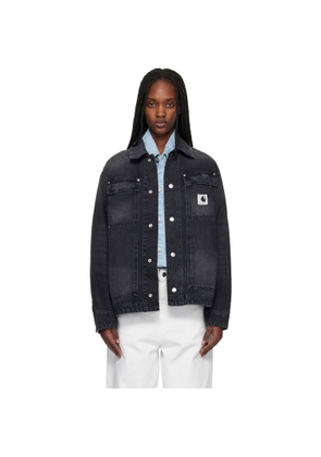 Carhartt Work In Progress Black Arctic Denim Jacket
