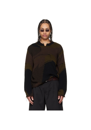 OUR LEGACY Brown Rigid Popover Sweater