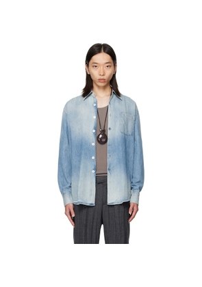 OUR LEGACY Blue Above Denim Shirt