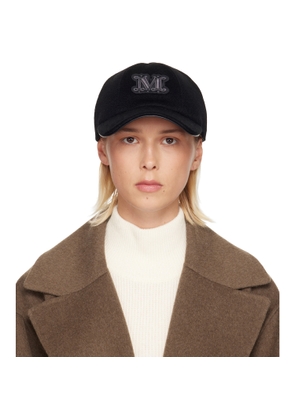 Max Mara Black Fedora Cap
