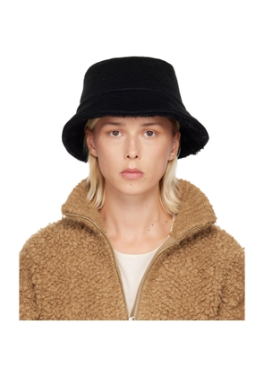 Max Mara Black Fiducia Reversible Bucket Hat