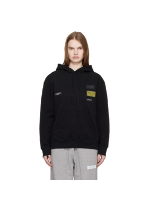 MM6 Maison Margiela Black Cotton Hoodie