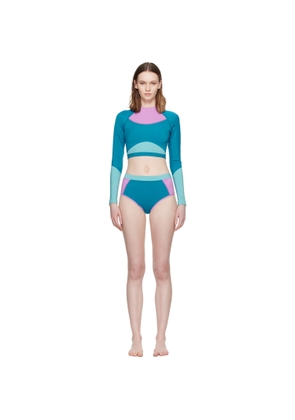 OTTI Blue Nylon Swim Set