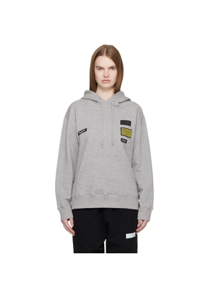 MM6 Maison Margiela Gray Cotton Hoodie