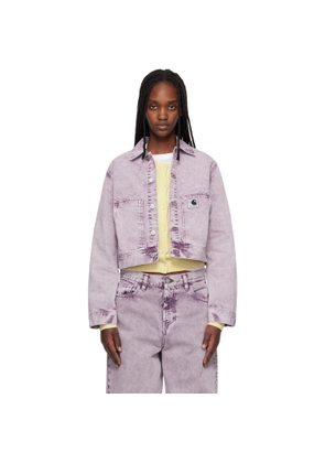 Carhartt Work In Progress Purple Arca Denim Jacket
