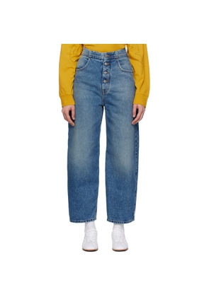 MM6 Maison Margiela Blue Straight-leg Jeans
