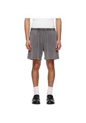 Acne Studios Gray Cotton Shorts
