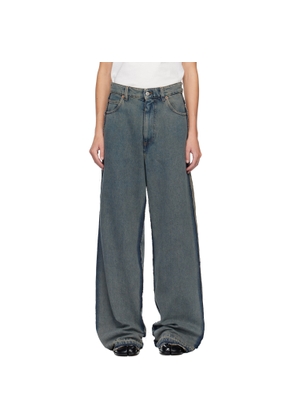 MM6 Maison Margiela Blue Mid-Weight 5 Pockets Jeans