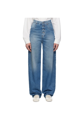 MM6 Maison Margiela Blue Straight-leg Jeans
