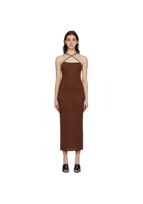 16Arlington Brown Arya Long Dress